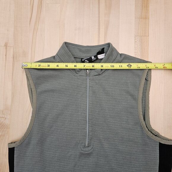 VINTAGE PATAGONIA Regulator Polartec Olive Green Fleece Vest Waffle Mens Size S - Picture 8 of 11